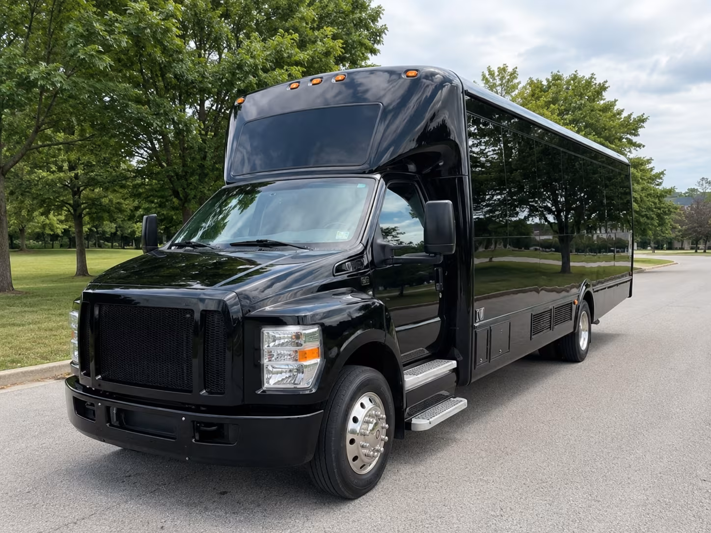 santa ana corporate retreat shuttle bus rentals